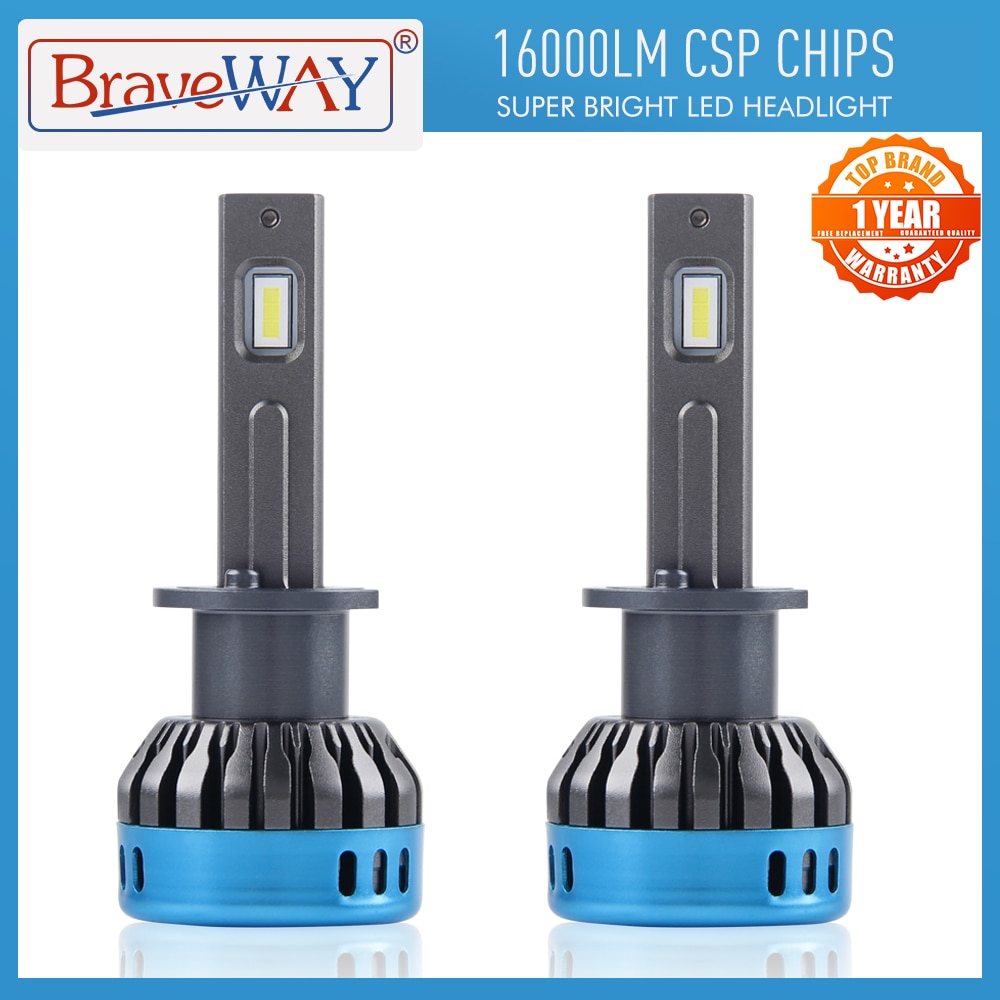 BraveWay ڵ  LED Ĩ H1 H4 H7 H8 H11 9005 HB3 90..